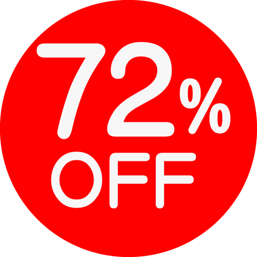 ７２％OFF