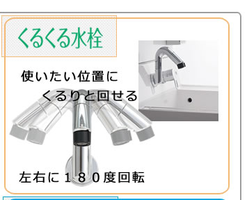 くるくる水栓