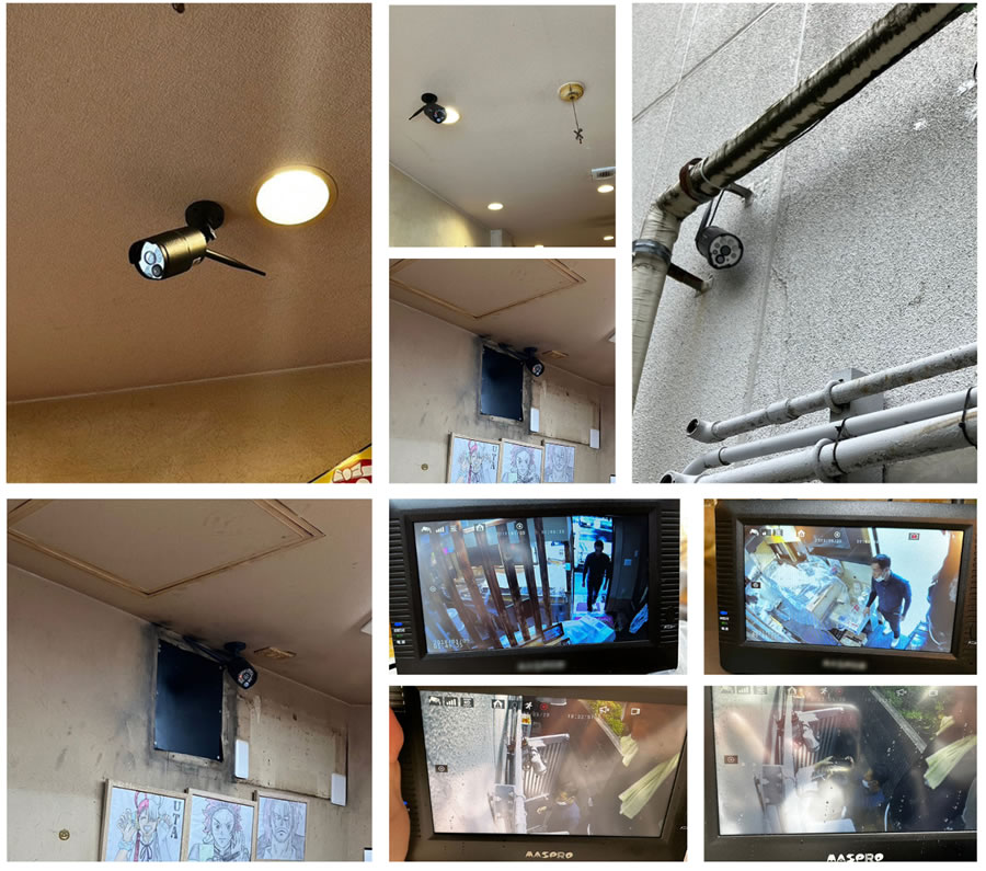 店舗|大阪府東大阪市T様邸|防犯カメラ設置工事リフォーム施工例
