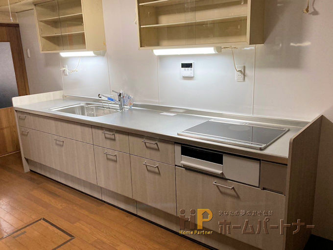 リクシル(LIXIL)システムキッチンシエラS I型 東大阪市T様邸の施工例