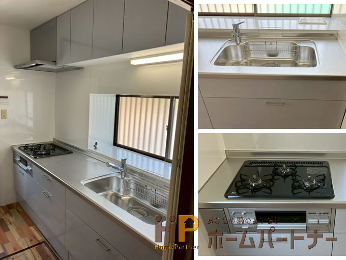 LIXILシステムキッチンシエラS I型に取替リフォーム施工例|大阪府高槻市W様邸