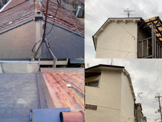 戸建て 大阪府松原市Ｎ様邸　台風被害による外壁補修・屋根葺き替え　施工例