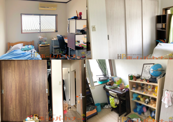 戸建 大阪府東大阪市菱江S様邸 大きな洋室2部屋に 大きな和室に壁 新設工事