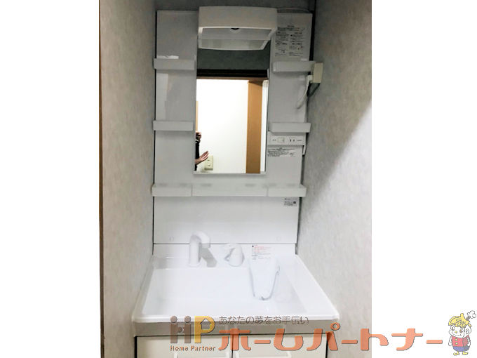 戸建 大阪府東大阪市日下町W様邸LIXIL洗面化粧台PV600 リフォーム施工例