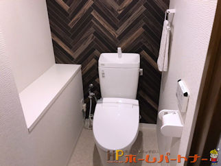 マンション大阪市生野区LIXILアメージュZトイレ+給湯器追取替炊き配管施工例