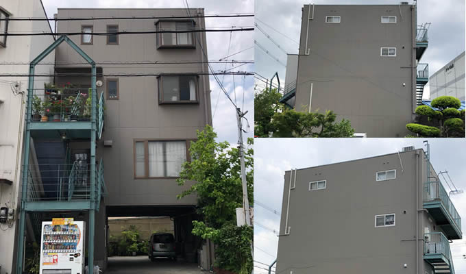 戸建て 大阪府東大阪市新鴻池町 Y様邸 外壁全面塗装及び防水工事施工例