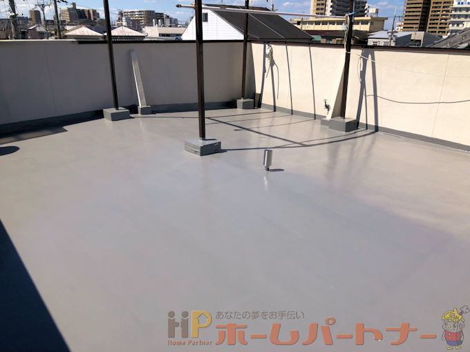 戸建て 大阪府寝屋川市K様邸 屋上防水工事リフォーム施工例